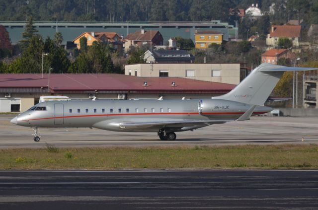 Bombardier Global Express (9H-VJK) - 9H-VJK After Landing At LEVX From SAEZ. 27-11-2021