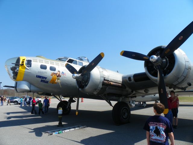 Boeing B-17 Flying Fortress (29-7849) - Closeup of the Liberty Belle Foundations B-17 Flying Fortress at Madison County Executive Airport in Meridianville, AL in March, 2011...