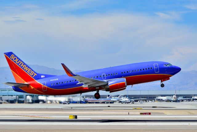 BOEING 737-300 (N641SW) - N641SW Southwest Airlines Boeing 737-3H4 (cn 27714/2841)  Las Vegas - McCarran International (LAS / KLAS) USA - Nevada, July 18, 2012 Photo: Tomás Del Coro