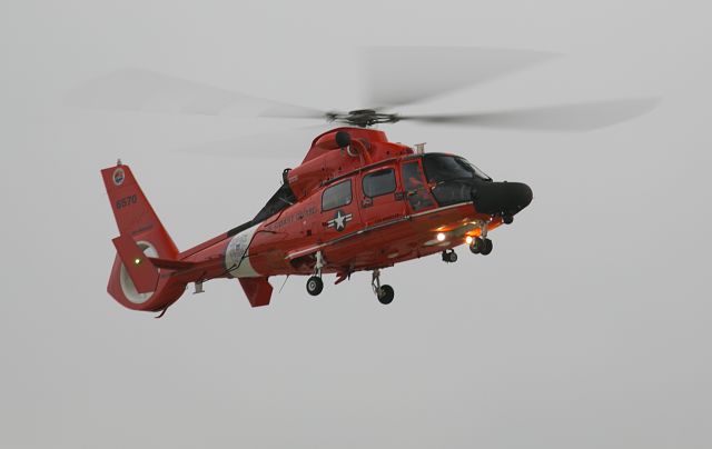 Cessna Skyhawk (N6570) - This Coast Guard HH-65C (6570) is returning to Coast Guard Air Station Los Angeles Saturday morning, 20 Sept 2014.