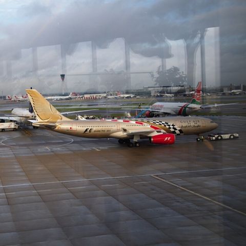 Airbus A330-200 (A9C-KB) - Special Bahrain Grand Prix Livery