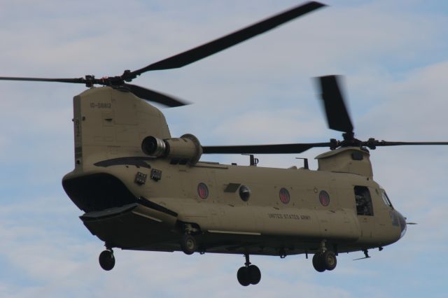 1008812 — - Chinooks from Davenport, IA USA training at Hardwood Air-to-Ground Gunnery Range Finley, WI.