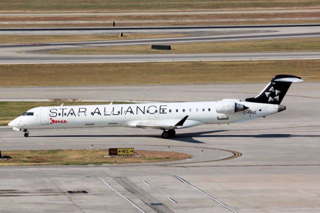 Canadair Regional Jet CRJ-700 (C-FUJZ) - Star Alliance Livery * Photo Taken September 1st, 2011