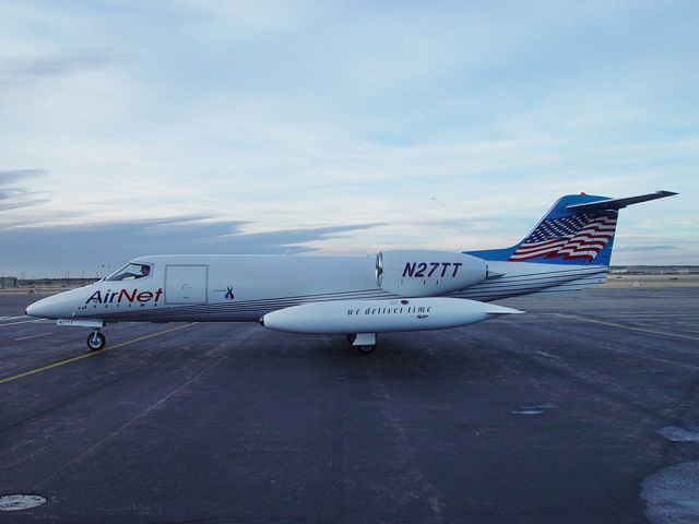 Learjet 35 (N27TT) - Photo taken 2/12/2002