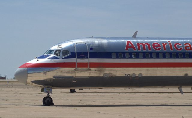 McDonnell Douglas MD-82 (N426AA) - At her final resting place at the Roswell Boneyard