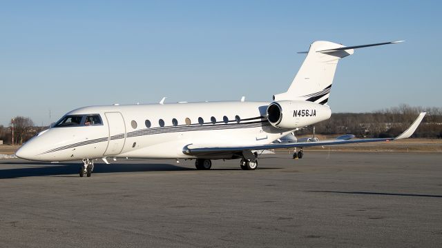 IAI Gulfstream G280 (N456JA) - The first visit of a Gulfstream jet to Ann Arbor since 2013!