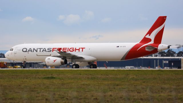 Airbus A321 (VH-XF6) - The latest A321 freighter at YMML.