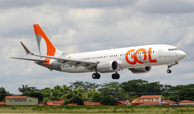 Boeing 737 MAX 8 (PR-XMA) - O primeiro pouso do Boeing 737-8 MAX prefixo PR-XMA no Aeroporto de Teresina - Senador Petrônio Portella 15/02/2019