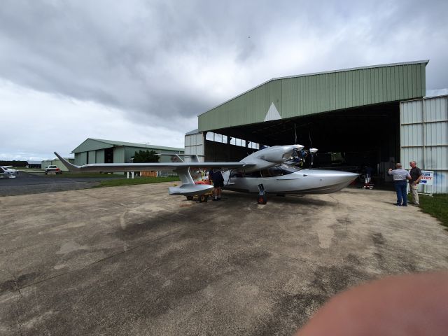 VH-OMS — - This unique aircraft is a Chaika LLC L65 Seabearer. It visited Caboolture during 2019. 