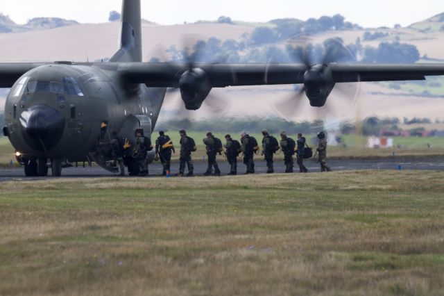 Lockheed C-130 Hercules (CSZ886) - ZH886, C130J, collection SBS jumpers during Exercise Chameleon 2016