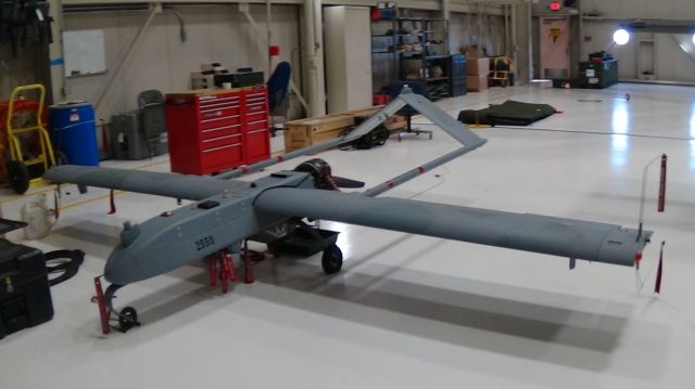 N2559 — - A brand new experimental drone that is almost combat ready.   Seen at Boone, Iowa Air National Guard facility November 14, 2015.  