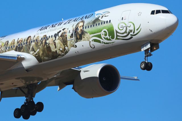 BOEING 777-300ER (ZK-OKP) - First time in Melbourne.