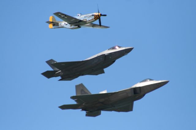 — — - P-51 F-22 F-35