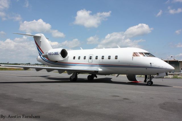 Canadair Challenger (N604ME) - Koury Aviation Ramp