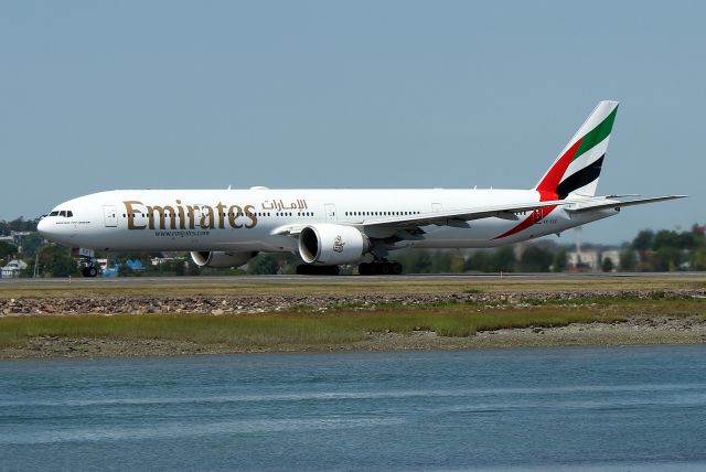 BOEING 777-300 (A6-ECE) - Emirates 240 departing on 22L for the 12 hour return flight to Dubai