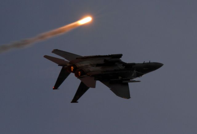 McDonnell Douglas F-15 Eagle — - Sometimes bad light makes a great shot