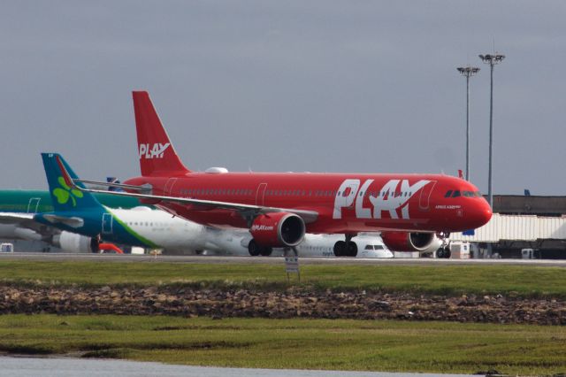 Airbus A321neo (TF-AEW) - Play A21N arrival to Boston Logan from Iceland on 5/11/22. 