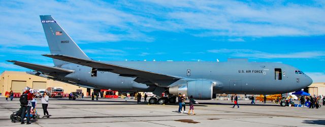 18-6050 — - 18-6050 Boeing KC-46A Pegasus 157th Air Refueling Wing "Spirit of Strafford County" - Aviation Nation 2022br /Nellis AFB (LSV / KLSV)br /USA - Nevada, November 5, 2022br /Photo: TDelCoro