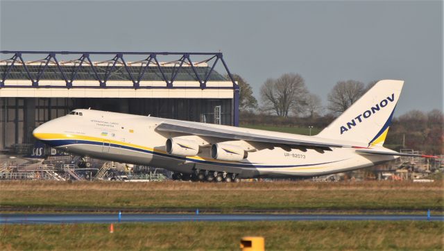 Antonov An-124 Ruslan (UR-82073) - adb an-124-100 ur-82073 landing at shannon from goose bay this morning 12/11/19.