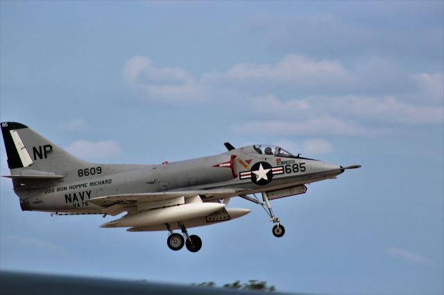 SINGAPORE TA-4 Super Skyhawk (N148609) - Skyhawk Take-Off at Oshkosh 2016.