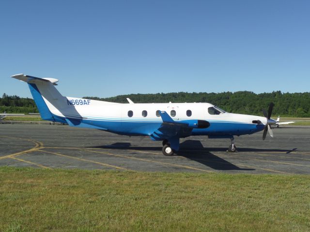 Pilatus PC-12 (N669AF) - Getting ready to make a long-haul flight to Vero Beach, FL (KVRB).