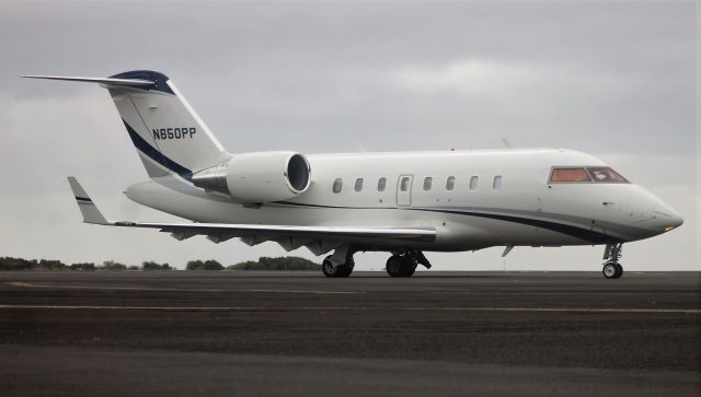 Canadair Challenger (N650PP) - Aeroporto de Santa Maria - LPAZ - Azores 05/12/2020