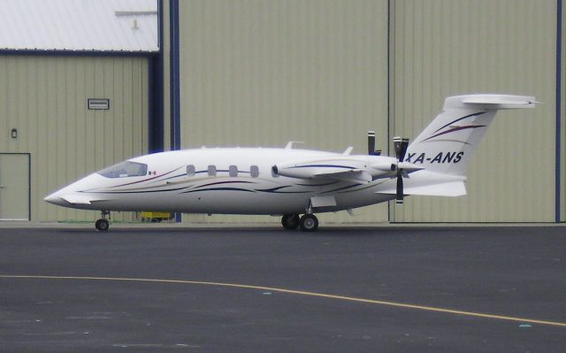 Piaggio P.180 Avanti (XA-ANS) - Piaggio Avanti II ... Mexican registration XA-ANS ... at Denton, Texas (KDTO) ... Notice the Mexican Flag near the cockpit windshield.  For details on the P180, see Ciao Avanti at: http://www.planeandpilotmag.com/aircraft/pilot-reports/piaggio-aero/ciao-avanti.html?tmpl=component&print=1&page=