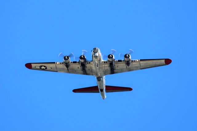 Boeing B-17 Flying Fortress (N3193G) - Flyover at EAA Airventure 2022