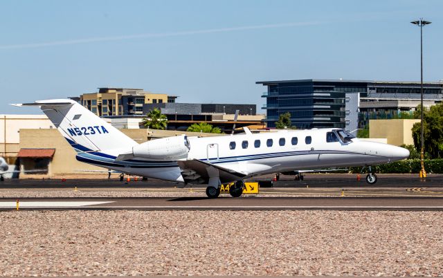 Cessna Citation CJ3 (N523TA) - Spotted at Scottsdale on May-3-2020