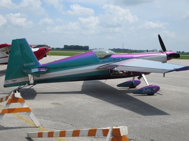 ZIVKO Edge 540 (N540WS) - Bill Steins plane on the ramp @ Kokomo 2015