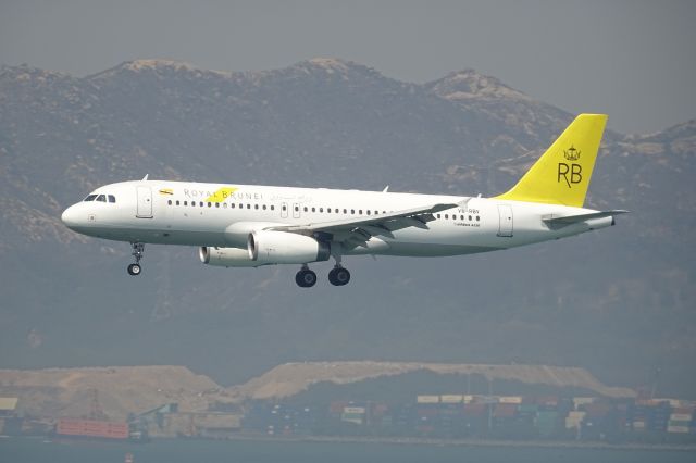 Airbus A320 (V8-RBV)