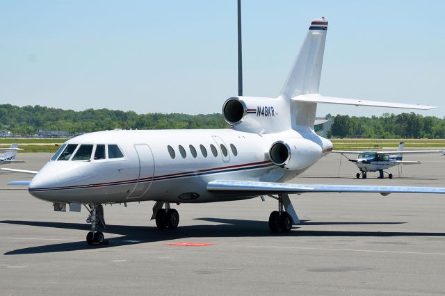 Dassault Falcon 50 (N48KR) - Kroger's Falcon 50 on the ramp, circa 2012