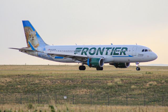 Airbus A320 (N232FR) - Frontier 693 from Cedar Rapids, IA.