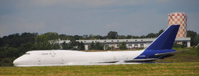 BOEING 747-8 (N458MC) - New York Air Show at Stewart International Airport (SWF/KSWF) in New Windsor, Ny.  