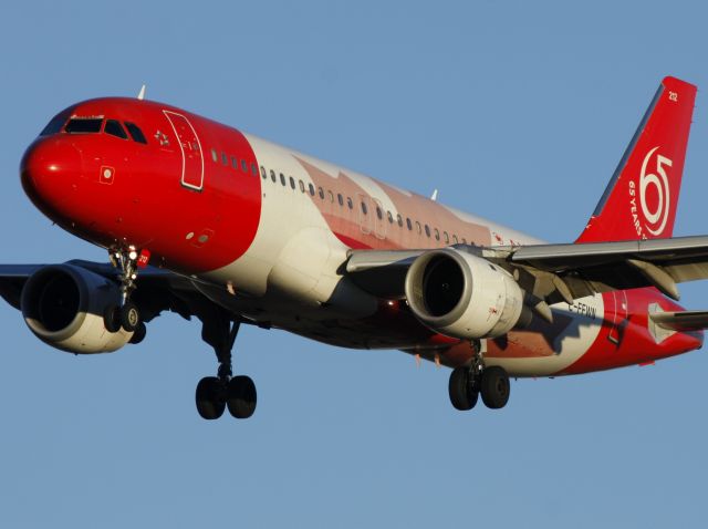 Airbus A320 (C-FFWN) - Air Canadas 65th Aniversary themed aircraft called Symphony of Voices