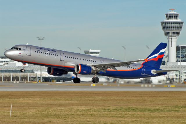 Airbus A321 (VQ-BOI) - Airbus A321-211, Aeroflot, VQ-BOI, EDDM, München-Franz Josef Strauss Airport, 24.Jan.2018