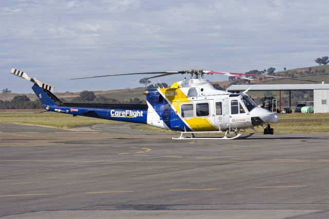 Bell 412 (VH-LWI) - CareFlight (VH-LWI) Bell 412EP at Wagga Wagga Airport.