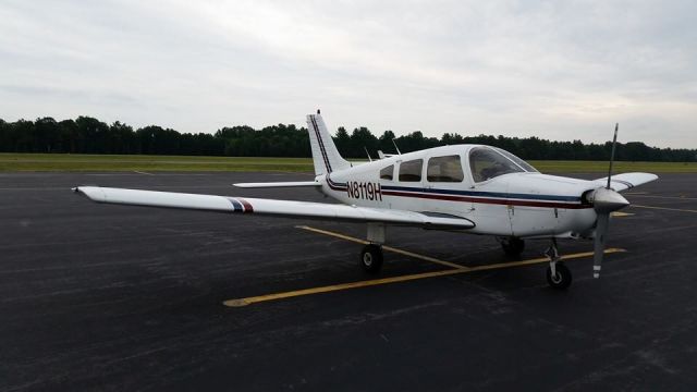 Piper Cherokee (N8119H) - Taken at Nashua Airport after flying there to go to the pilot shop.