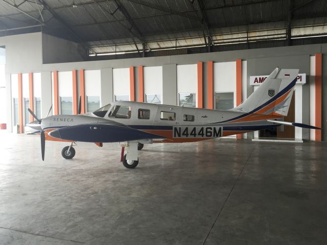 Piper Seneca (N4446M) - After a ferry flight from the USA to Jakarta.