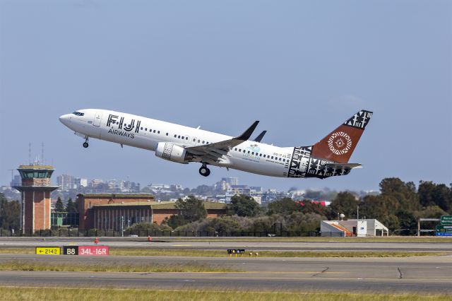 Boeing 737-800 (DQ-FJG) - Fiji Airways (DQ-FJG) Boeing 737-8X2(WL) at Sydney Airport.