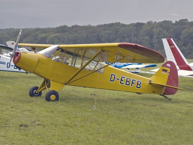 D-EBFB — - I used to fly this pretty PA18 at the Aeroclub Gelnhausen, Germany.