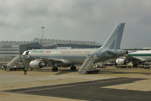 Airbus A320 (EI-DSA) - Alitalia Airbus A320-216 EI-DSA in Rome Fiumicino