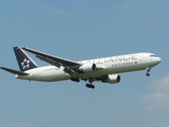 BOEING 767-300 (C-FMWY) - Air Canada (AC) C-FMWY B767-333 ER [cn25587]br /London Heathrow (LHR). Air Canada flight AC898 arriving from Edmonton (YEG) in Star Alliance livery. br /Taken from The Mound, Windsock Way (9L Approach)br /2013 07 06     a rel=nofollow href=http://alphayankee.smugmug.com/Airlines-and-Airliners-Portfolio/Airlines/AmericasAirlines/Air-Canada-AC/i-zBg9J4nhttps://alphayankee.smugmug.com/Airlines-and-Airliners-Portfolio/Airlines/AmericasAirlines/Air-Canada-AC/i-zBg9J4n/a 