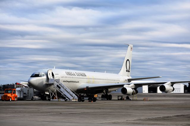 Boeing 707-300 (N629RH) - On Ramp at Myrtle Beach International (KMYR).