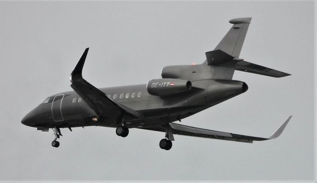 Dassault Falcon 900 (OE-IYY) - Aeroporto de Santa Maria - LPAZ - Azores 09/01/2021