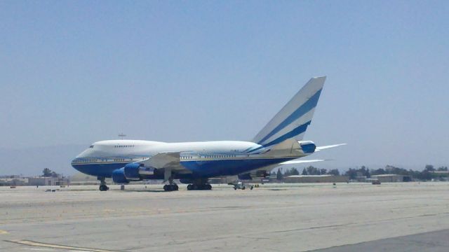 — — - 747 SP at Ontario Calif, old terminal 6/8/12