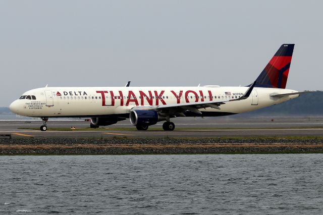 Airbus A321 (N391DN) - DL 2309 heading back to Atlanta