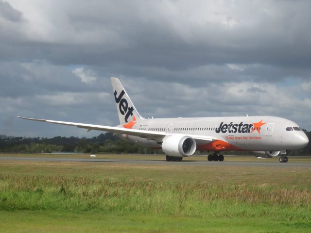 Boeing 787-8 (VH-VKA) - Adina Avenue, taxiing for departure