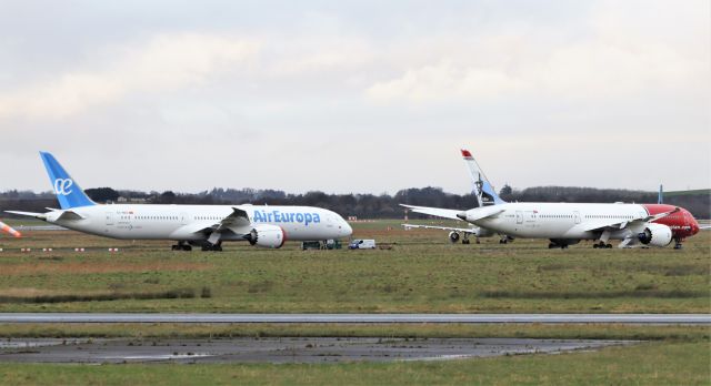 Boeing 787-9 Dreamliner (EC-NGS) - air europa & norwegian air uk b787 dreamliners in storage at shannon 5/12/20.