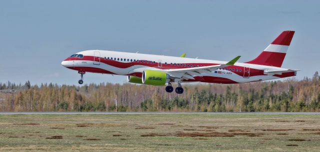 Airbus A220-300 (YL-ABN) - Air Baltic (Latvian Flag Livery) YL-ABN Airbus A220-300